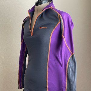 Marmot PolarTec Baselayer Quarter Zip Longsleeve - RARE Color